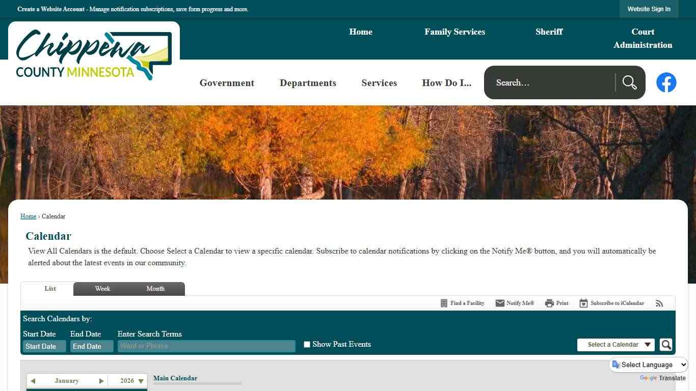 Calendar • Main Calendar